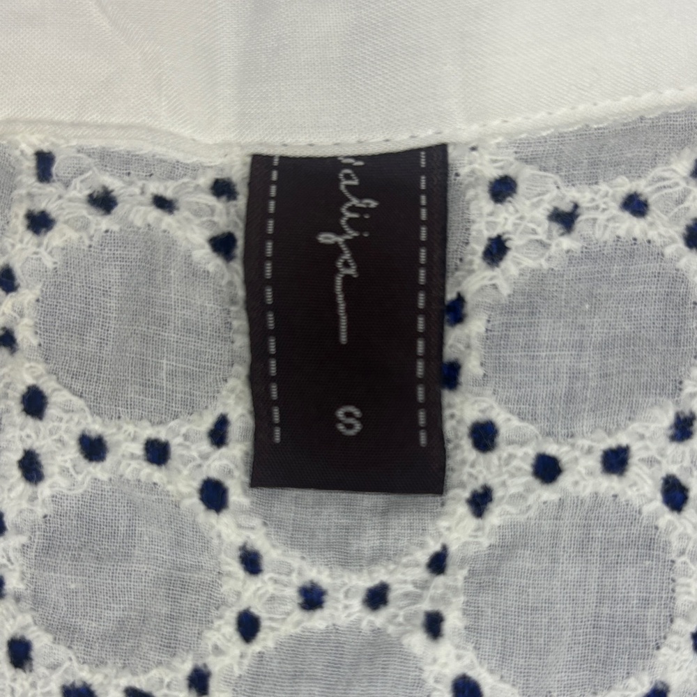 Valija White Lace Dress - 100% Cotton, Size Small - Picture 4 of 5